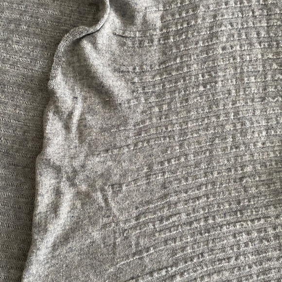 ❤️Host Pick ❤️ Eileen Fisher ribbed heather grey vest Italian yarn cotton/ linen - Picture 6 of 10
